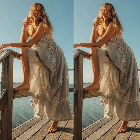Free People Dresses & Skirts - New Free People Victoria Falls Maxi Dress Size Small $228